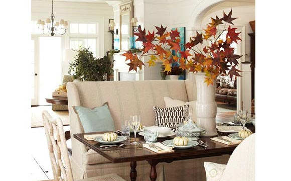 Folhas secas dão ar personalizado à decoração gastando pouco
